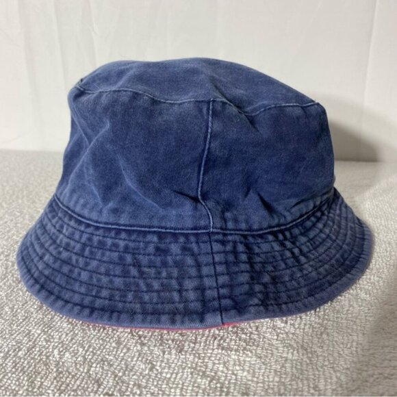 Vintage Reversible Blue Red Bucket Hat - Picture 8 of 13